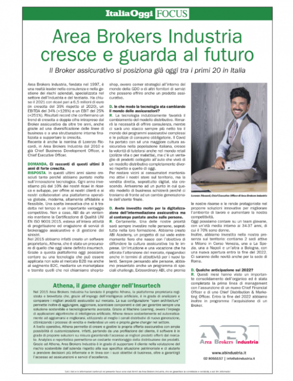 23.09- focus italia oggi - immagine 23.09- focus italia oggi - immagine